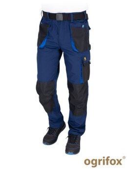 Mocne spodnie robocze męskie monterskie ochronne canvas OX-OGR-T GBN