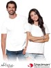 T SHIRT męski damski bez szwów JAKOŚĆ bawełna ST2000 WHI