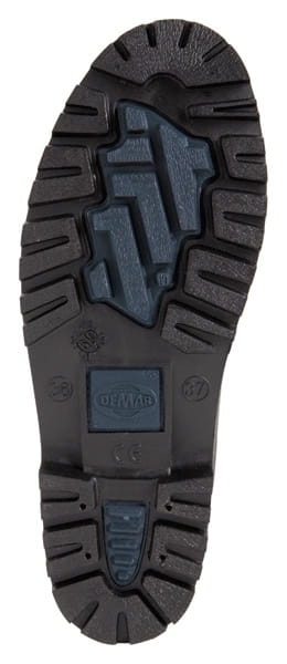 Kalosze damskie MOCNE LEKKIE PCV RAINNY w kolorze czarnym DEMAR