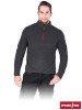 Bluza polarowa męska ciepły wygodny polar szary POLMENKS S