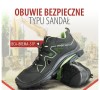 Buty robocze Letnie typu Sandał przewiewne Lekkie z Podnoskiem S1P