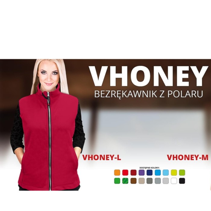 Bezrękawnik damski z polaru kamizelka REIS VHONEY-L DC