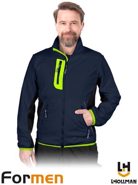 Bluza polarowa męska ciepły polar ochronny roboczy LH-FMN-P GBY