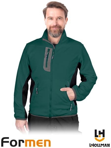 Bluza polarowa męska ciepły polar ochronny roboczy LH-FMN-P ZBS