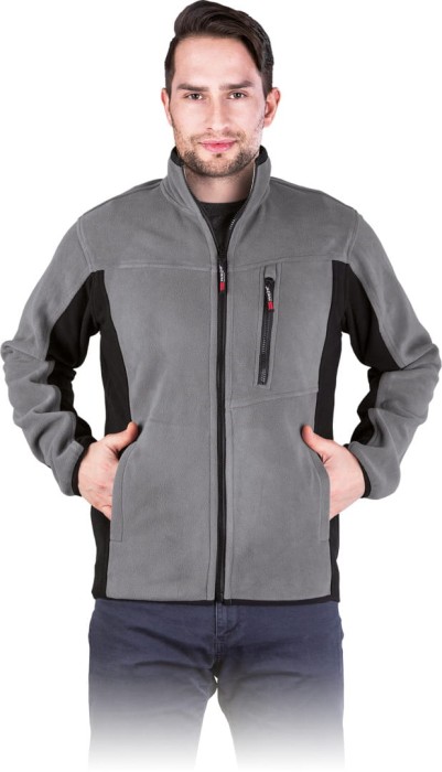 Polar męski ochronny rozpinany ciepły bluza polarowa POLAR-TWIN SB