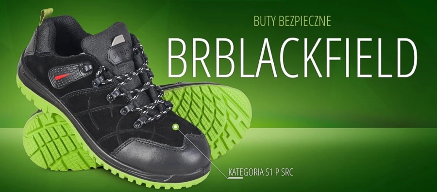 Buty Robocze Półbuty Bezpieczne Podnosek KOMPOZYTOWY BLACKFIELD S1
