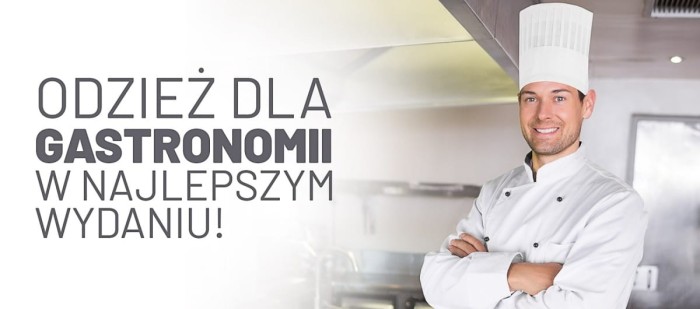 Bluza kucharska gastronomiczna czarna kitel z krótkim rękawem FUCO B