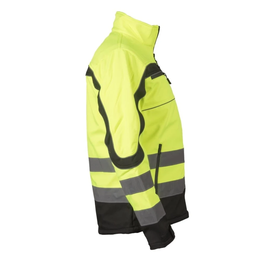 Kurtka męska ochronna SOFTSHELL odblask ostrzegawcza NEMO YB