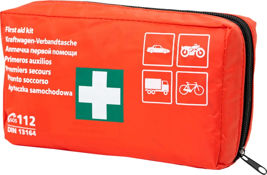 APTECZKA SAMOCHODOWA PIERWSZEJ POMOCY 8% VAT 24x15x6 DIN 13164:2022 PK-MOT