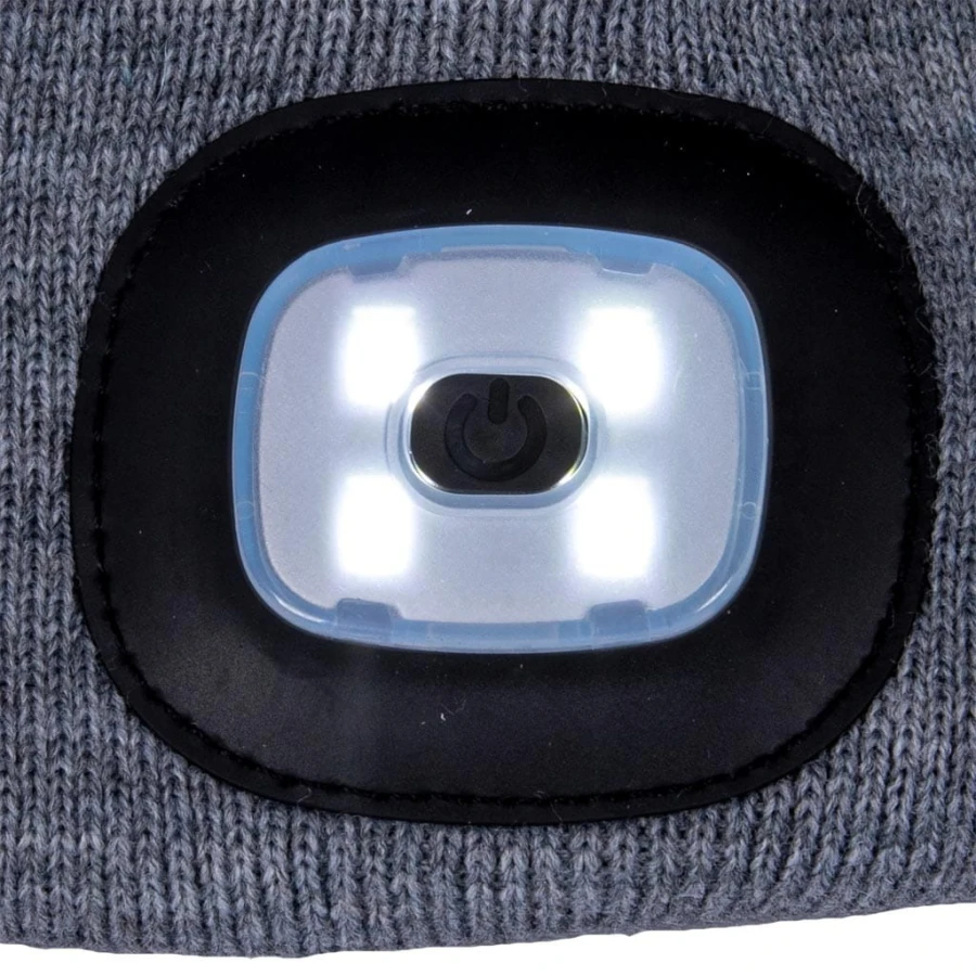 CZAPKA ZIMOWA MESKA r. czapka z latarka lampka led r. 44-60
