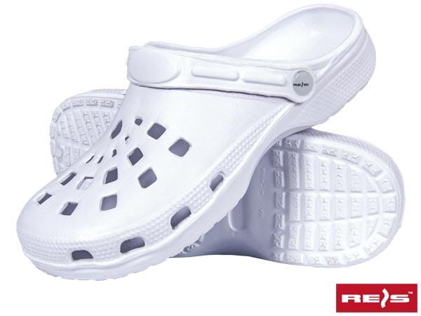 KROKSY KLAPKI ogrodowe chodaki lekkie codzienne buty EVA BCDOTS W