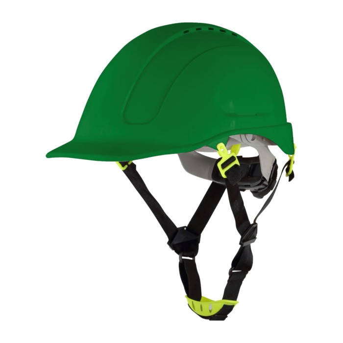 Kask ochronny uniwersalny pokrętło Procera MORION - ZIELONY