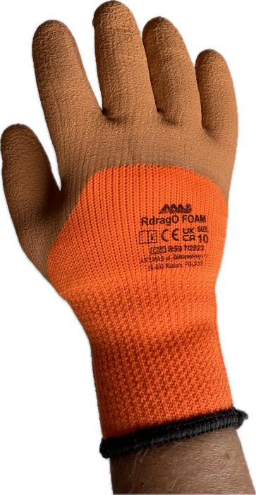 REKAWICE ROBOCZE OCIEPLANE Ochronne BHP Zimowe Grube O FOAM Winter