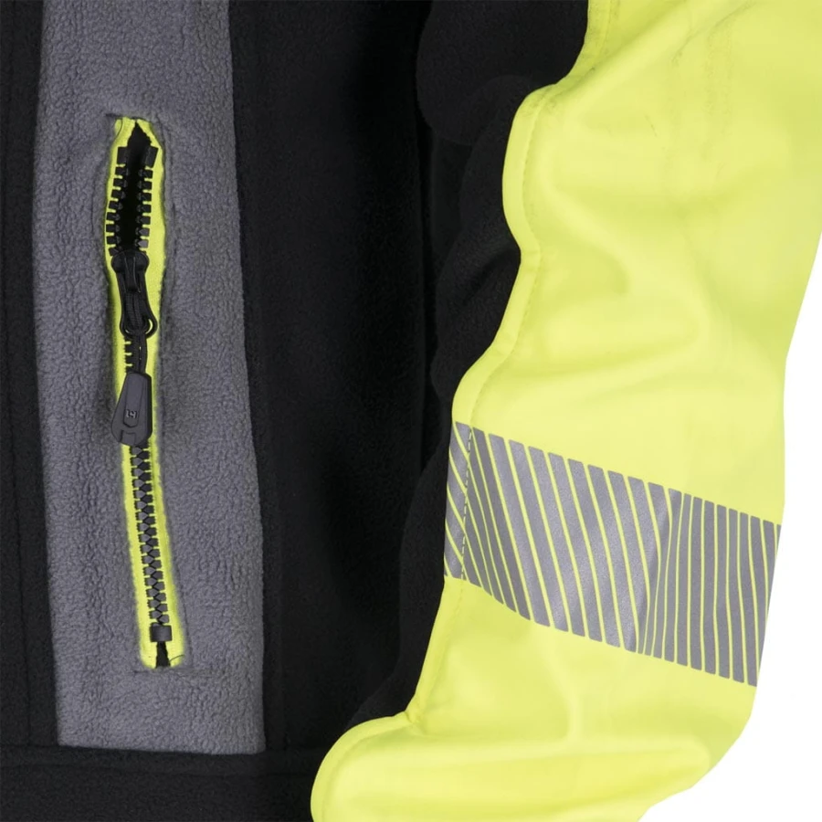 POLAR MESKI roboczy BLUZA polarowa odblaskowa SOFTSHELL LH-POLVIS
