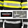 Bluza męska elementy ODBLASKOWE sportowa BAWEŁA 80% ochronna Rautex-s