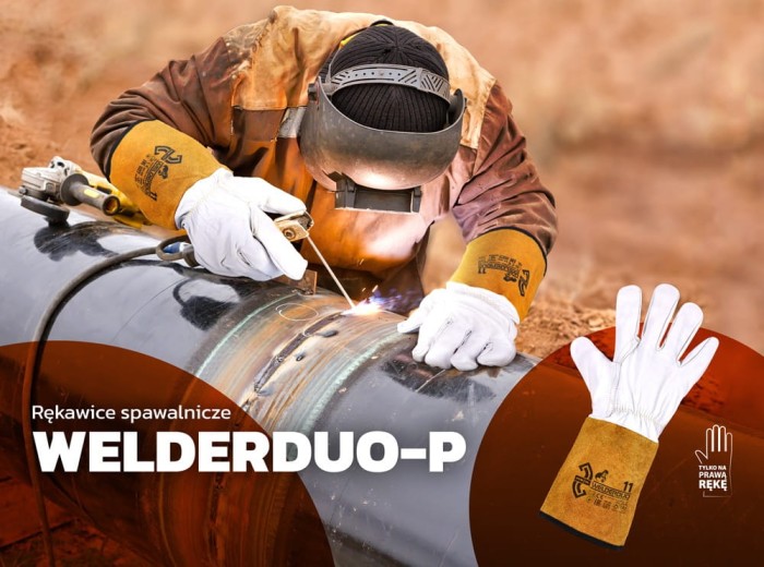 Rękawica robocza Spawalnicza tylko na prawą rękę WELDERDUO-P WY r. 11
