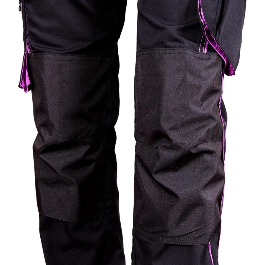 SPODNIE ROBOCZE DAMSKIE ochronne canvas liczne kieszenie LH-FWN-T GN
