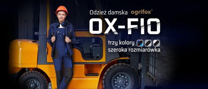 Bluza ochronna damska canvas mocna robocza rozpinana OX-FIO-J WBS