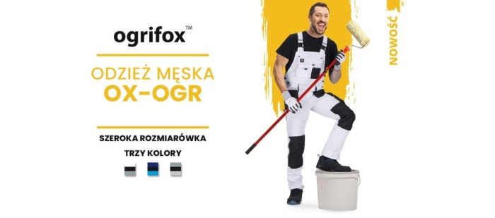 Bluza robocza męska rozpinana mocna ochronna canvas OX-OGR-J GBN