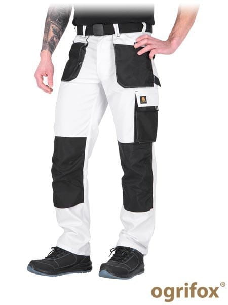 Mocne spodnie robocze męskie monterskie ochronne canvas OX-OGR-T WBS