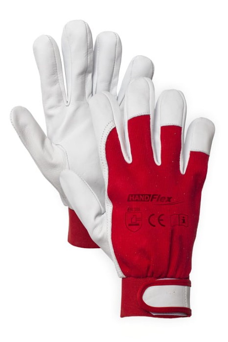 Rękawice Robocze MONTERSKIE Rękawiczki kozia skóra Hand Flex 1006