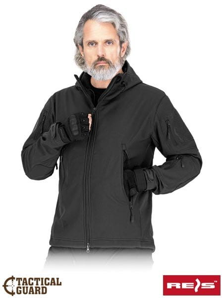 Kurtka ochronna SOFTSHELL TG-MOSS B taktyczna chowany kaptur
