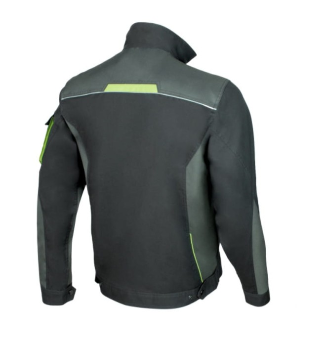 Elastyczna mocna kurtka robocza CLASSIC STRETCH SLIM bawełna odblask