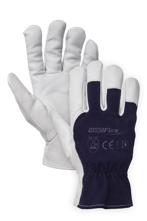 Rękawice Robocze MONTERSKIE Rękawiczki kozia skóra Hand Flex 1016