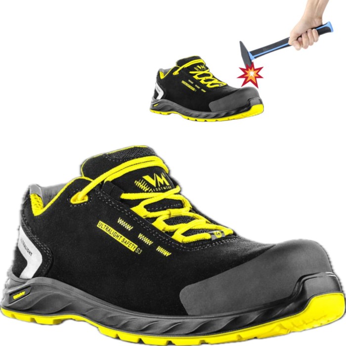 Buty Robocze Komfortowe Kevlar BEZ METALU VM CALIFORNIA S3 ESD