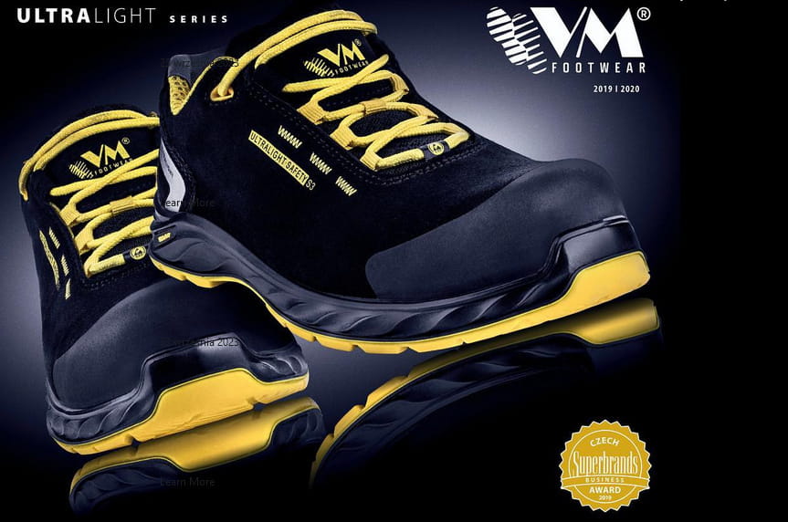 Buty Robocze Komfortowe Kevlar BEZ METALU VM CALIFORNIA S3 ESD