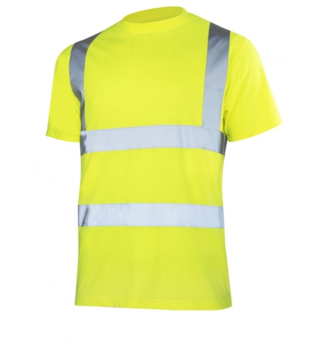 Przewiewna koszulka robocza ostrzegawcza t-shirt odblask T-REF YELLOW