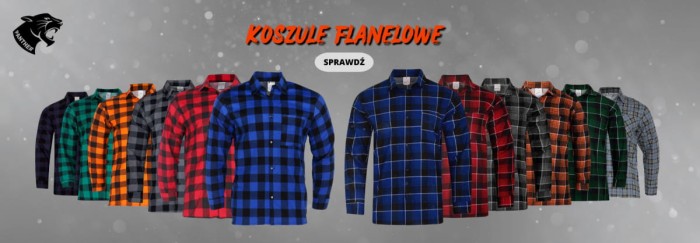 Koszula FLANELOWA męska w kratę Polska 100% BAWEŁNA GITTER MULTI GREEN