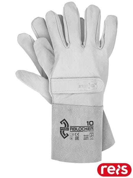 Rękawice robocze SKÓRZANE do stosowania z elektroizolacyjnymi RBLOCKER W