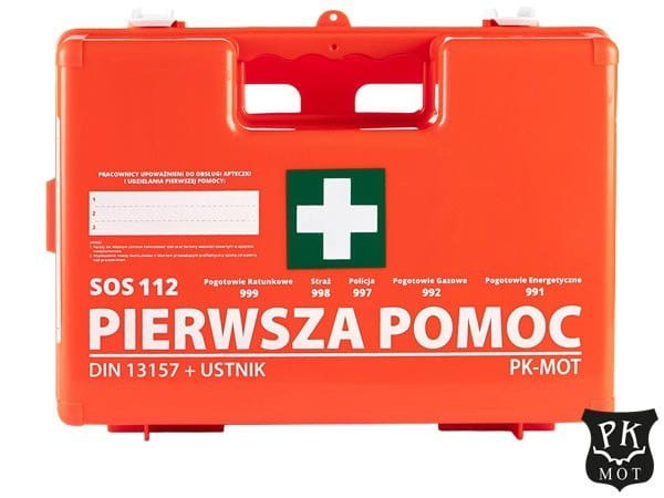 APTECZKA PIERWSZEJ POMOCY walizka zakładowa przenośna K10 DIN13157 AZP100C