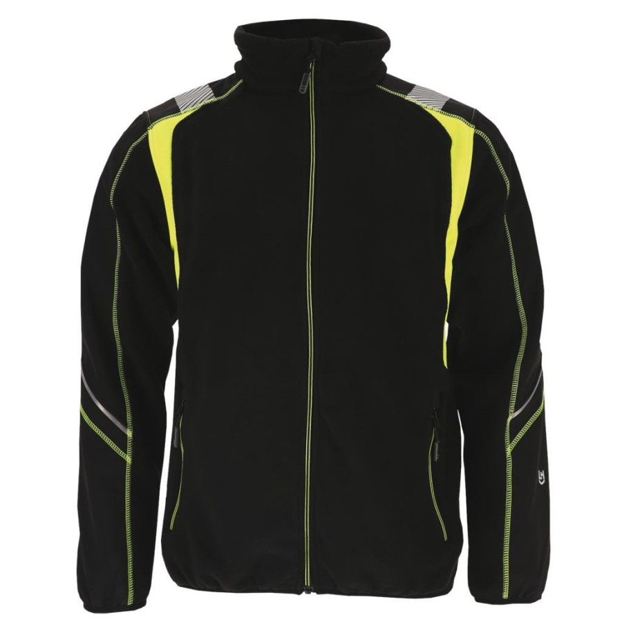 Bluza Męska Polarowa ODBLASKOWA rękawy Softshell ODDYCHAJĄCA TAYGER BY