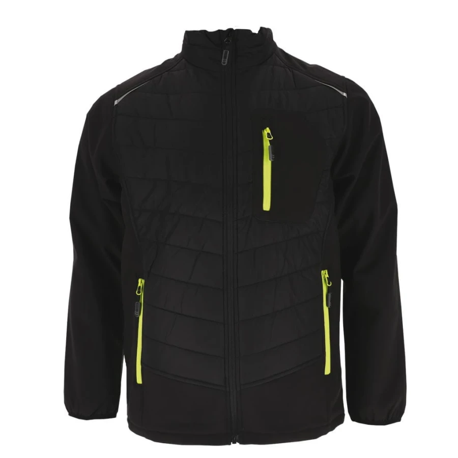 Kurtka softshell OCIEPLANA pikowana Z WŁASNYM NADRUKIEM LOGO Grande-J