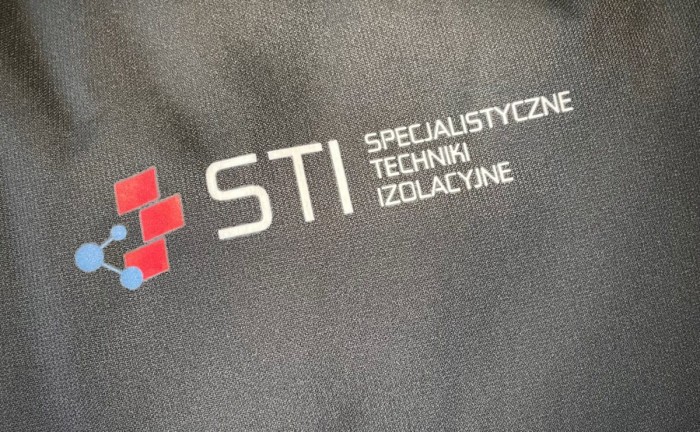 KURTKA ZIMOWA MĘSKA z LOGO TWOJEJ FIRMY na polarze + Kaptur ODBLASKI M