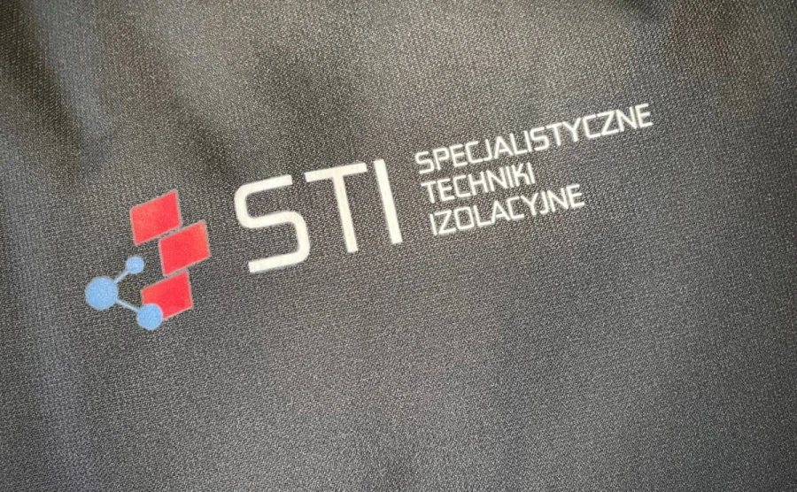 KURTKA ZIMOWA MĘSKA z LOGO TWOJEJ FIRMY na polarze + Kaptur ODBLASKI M