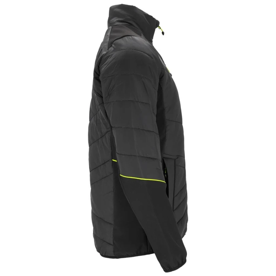 Kurtka męska PRZEJŚCIOWA hybrydowa SOFTSHELL pikowana ODBLASKI ADGER B