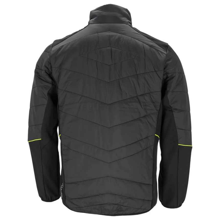 Kurtka męska PRZEJŚCIOWA hybrydowa SOFTSHELL pikowana ODBLASKI ADGER B