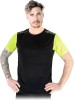 T-shirt męski koszulka z siateczki SPORT&amp;WORK elementy odblaskowe LAGOS