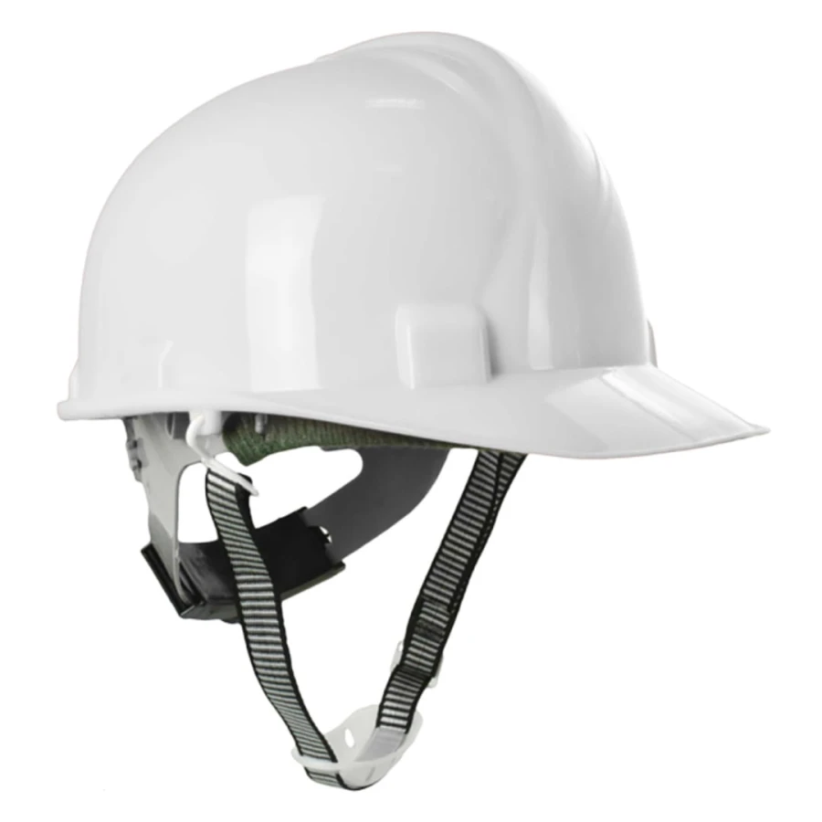 Kask ochronny HEŁM ROBOCZY 6 punkt mocowanie pasek podbródkowy walter BIAŁY
