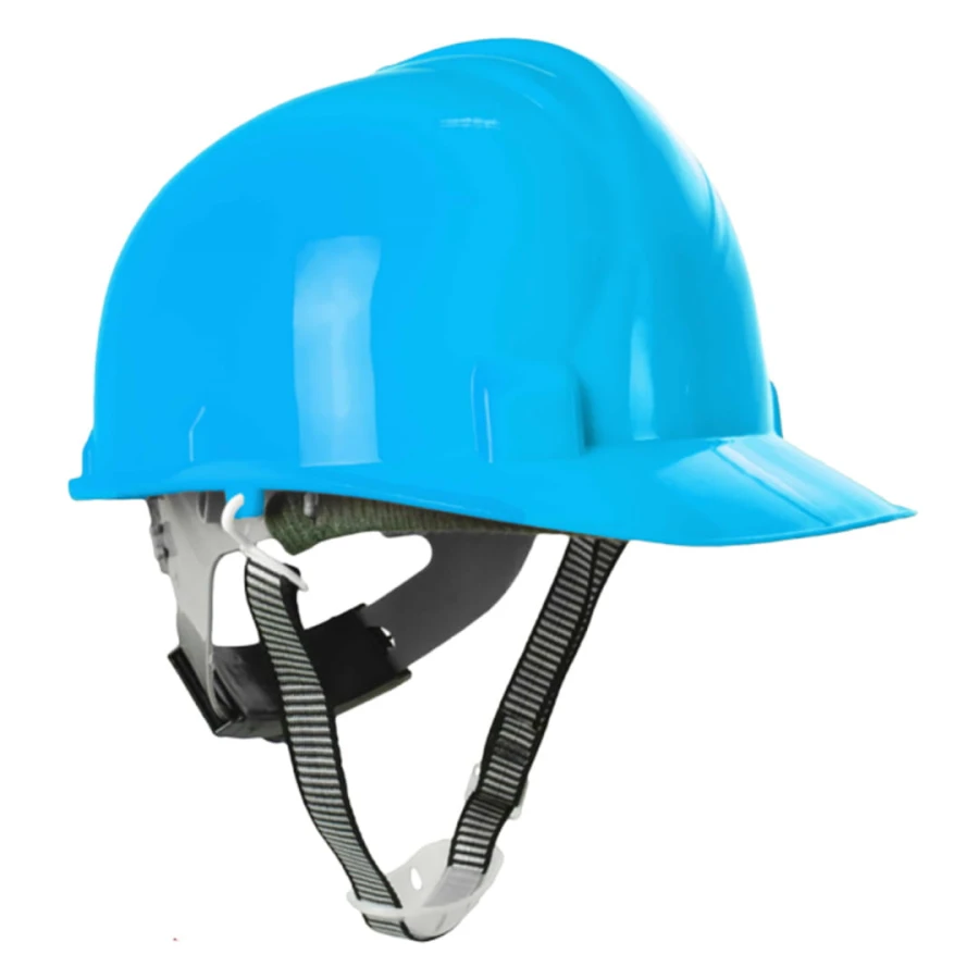 Kask ochronny HEŁM ROBOCZY 6 punkt mocowanie pasek podbródkowy walter BLUE