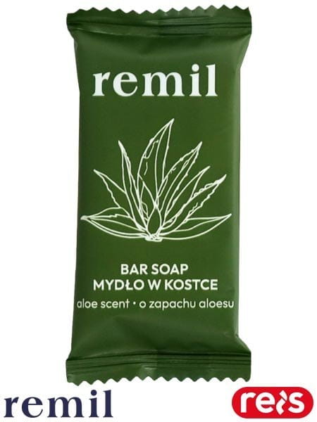 MYDŁO W KOSTCE z masłęm shea uniwersalne REMIL-S_MINI_ALOES - 15 g REIS