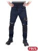 Spodnie robocze typu JOGGER z gumką w pasie z bawełny elastanu FLEXZONE-T
