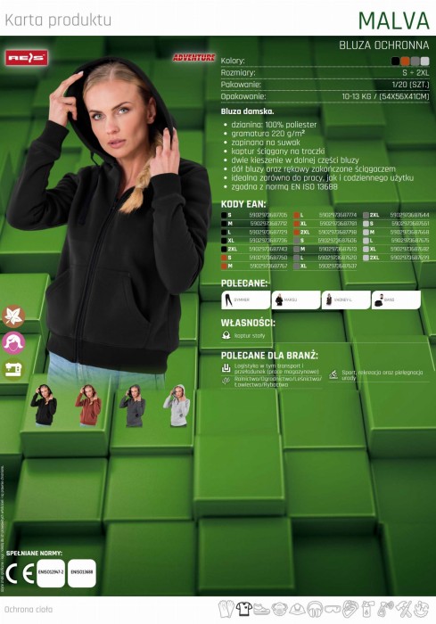 BLUZA OCHRONNA MALVA B