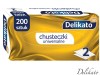 Chusteczki higieniczne bezzapachowe Delikato 2 warst. 200 szt.