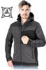 Kurtka męska SOFTSHELL z kapturem elastyczna ze stretchu FORECO-SH SB