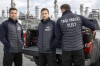 Kurtka męska pikowana na polarze z DOWOLNYM NADRUKIEM LOGO MERGER G r. M