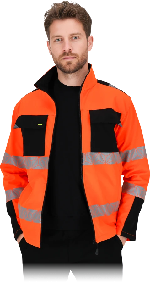 Kurtka ostrzegawcza softshell DLA DROGOWCÓW LH PRIZMAT-SH PB